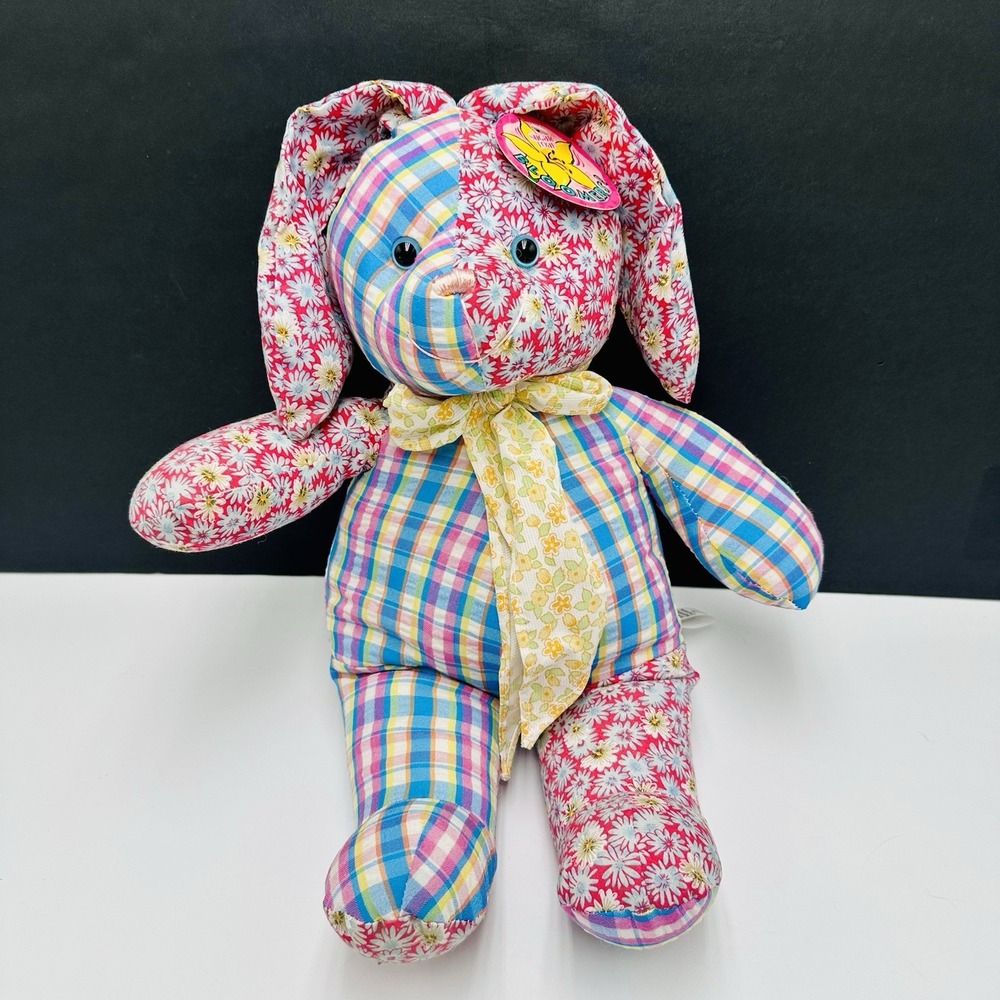 Sugar Loaf Bloomers Bunny Rabbit Plush Stuffed Animal Original Tag Yellow Bow